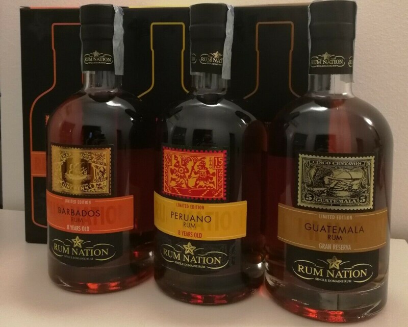 Rum Nation 3 Bottles Set 700ml