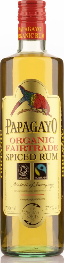 Papagayo Organic Golden Spiced 37.5% 700ml