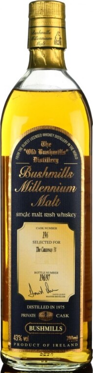 Bushmills 1975 Millennium Malt Cask no.196 Selected for The Causeway 10 43% 700ml