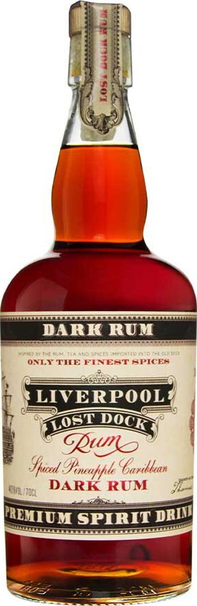 Liverpool Lost Dock Spiced Pineapple Dark Rum 40% 700ml