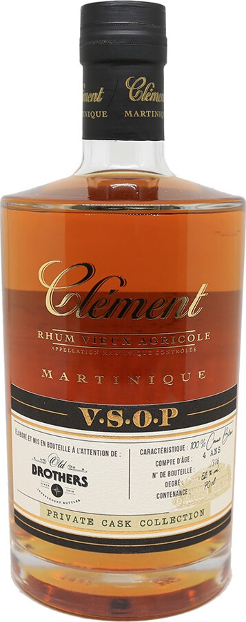 Clement VSOP Private Cask Collection Old Brothers 4yo 52% 700ml