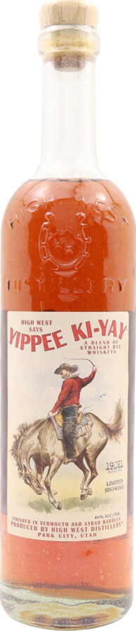 High West Yippee Ki-Yay Limited Showing Batch No.19C21 46% 750ml