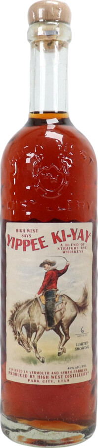 High West Yippee Ki-Yay Limited Showing Batch No.6 46% 750ml
