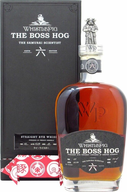 WhistlePig The Boss Hog 6th Edition The Samurai Scientist 61% 750ml