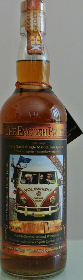 Volxwhisky The English Patient Private Club Bottling #13 51.9% 700ml
