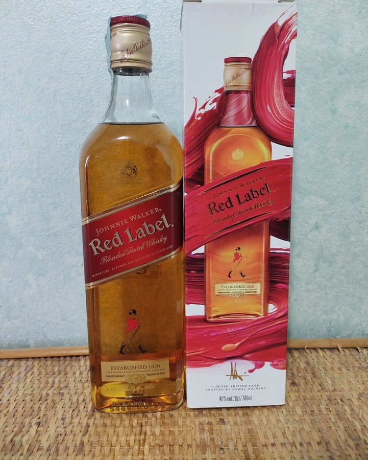 Johnnie Walker Red Label Blended Scotch Spirit Whisky Radar 40% - 700ml