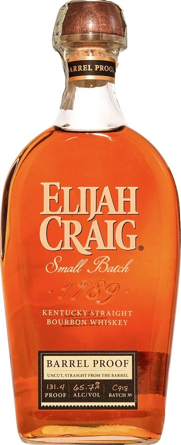 Elijah Craig Barrel Proof Release #18 Small Batch Barrel Proof 12yo Charred New American Oak 65.7% 750ml