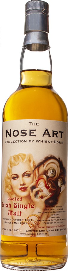 Irish Single Malt 1991 WD The Nose Art Bourbon Barrel #8231 48.1% 700ml