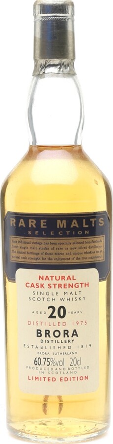 Brora 1975 Rare Malts Selection 20yo 60.75% 200ml