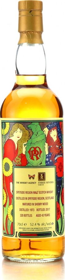 Speyside 1973 TWA Art new Ladies Sherry Wood Joint bottling with Three Rivers 52.4% 700ml