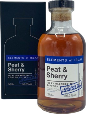 Peat & Sherry Islay Blended Malt Scotch Whisky ElD Elements of Islay 56.2% 500ml