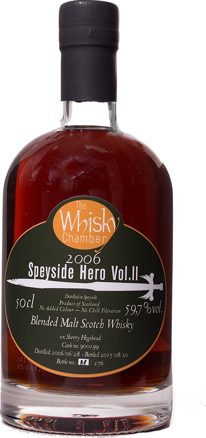 Speyside Hero 2006 WCh vol. II ex-Sherry Hogshead #900199 59.7% 500ml