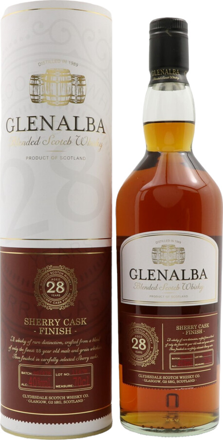 Glenalba 28yo Cd Sherry Cask Finish LIDL 40% 700ml
