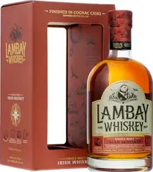 Lambay Whisky Single Malt Irish Whisky Bourbon + Cognac Casks Finish 40% 700ml