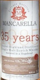 Secret Highland Distillery 1985 Ma 35yo #15 Joint Bottling with deinwhisky.de 48.8% 700ml