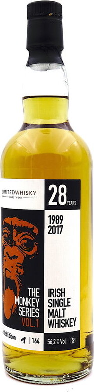 Irish Single Malt Whisky 1989 LWI The Monkey Series 1 28yo Bourbon Cask Joint Bottling with Sansibar 56.2% 700ml
