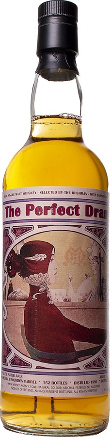 Irish Single Malt Whisky 1991 TWA The Perfect Dram Bourbon Barrel 49.5% 700ml