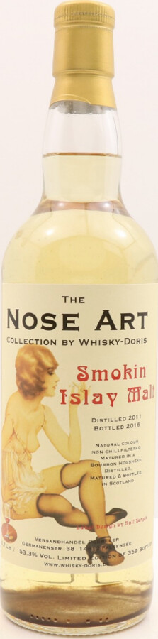 Smokin Islay Malt 2011 WD The Nose Art Bourbon Hogshead 53.3% 700ml