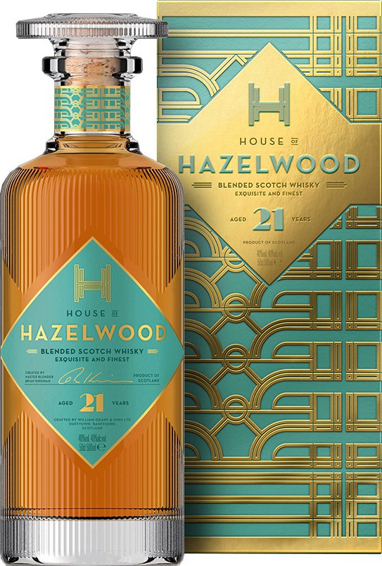 House of Hazelwood 21yo Sherry Casks European Oak 40% 500ml