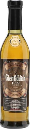 Glenfiddich 1992 Limited Edition American Oak 40% 200ml