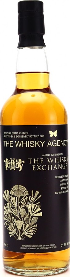 Irish Single Malt Whisky 1990 TWA 51.3% 700ml