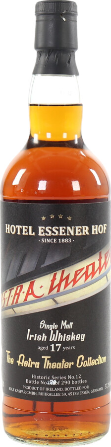 Single Malt Irish Whisky 2001 RK Hotel Essener Hof 17yo #10821 57.2% 700ml