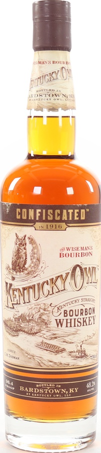 Kentucky Owl Confiscated in 1916 The Wise Man's Bourbon 48.2% 750ml