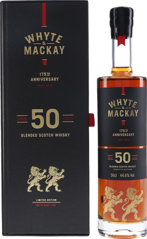 Whyte & Mackay 50yo W&M 175th Anniversary 44.6% 500ml