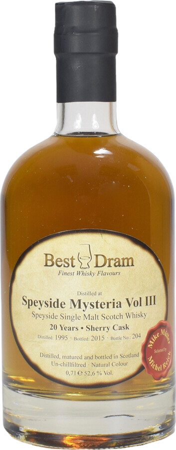 Speyside Mysteria 1995 BD Vol. III 20yo Sherry Cask 52.6% 700ml