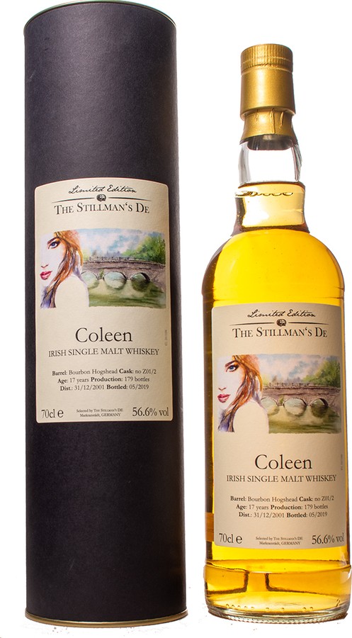 Coleen 2001 StmD Irish Single Malt Whisky Bourbon Hogshead Z01/2 56.6% 700ml