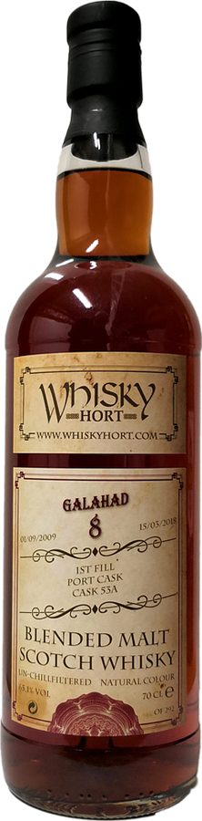 Galahad 2009 Wh Blended Malt Scotch Whisky 1st Fill Port Cask 53A 65.1% 700ml