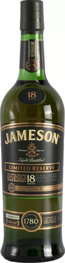 Jameson 18yo Limited Reserve 40% 700ml