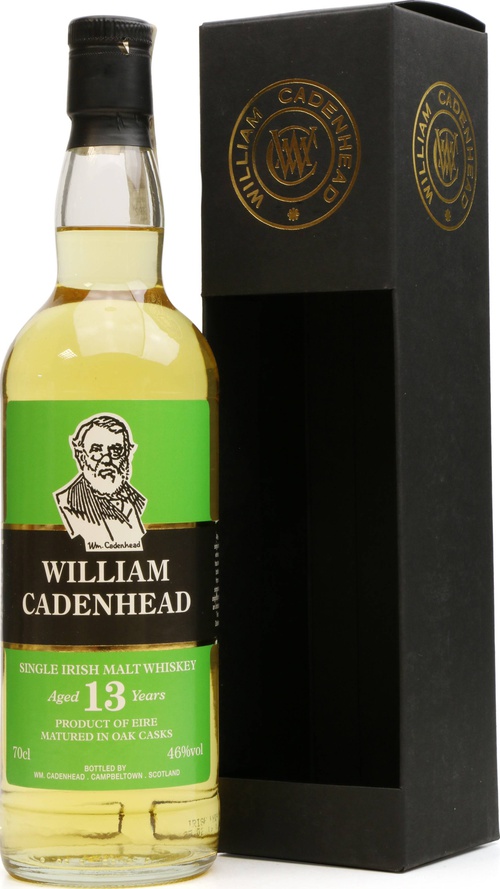 William Cadenhead 13yo CA Single Irish Malt Oak Casks 46% 700ml