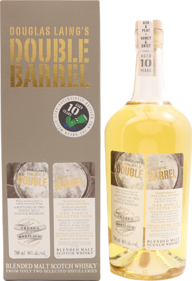 Double Barrel Ardbeg Mortlach DL The Green Welly Stop Exclusive 46% 700ml