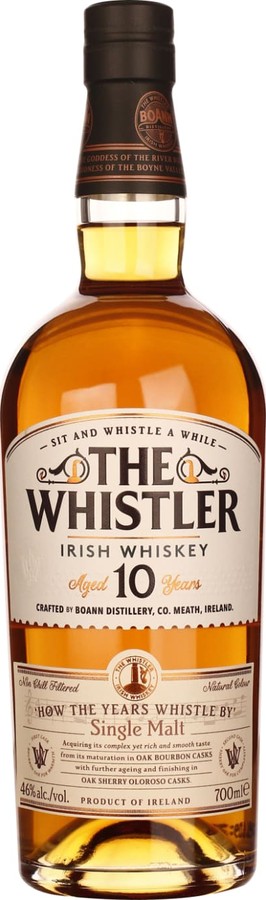 The Whistler 10yo BoD How The Years Whistle By 46% 700ml
