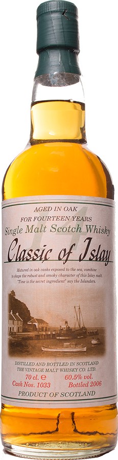 Classic of Islay Vintage 2006 JW Sherry Cask #1033 60.5% 700ml