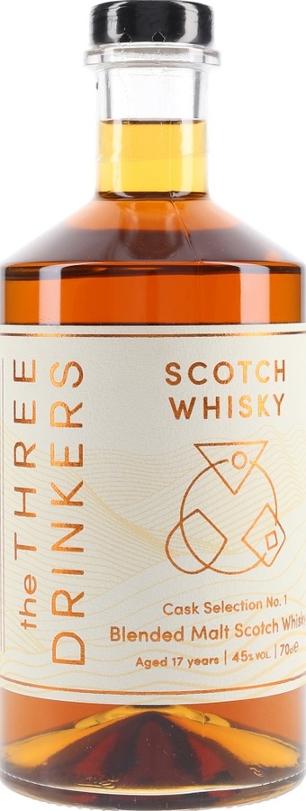 the Three Drinkers 17yo Cask Selection #1 Master of Malt exclusive 45% 700ml