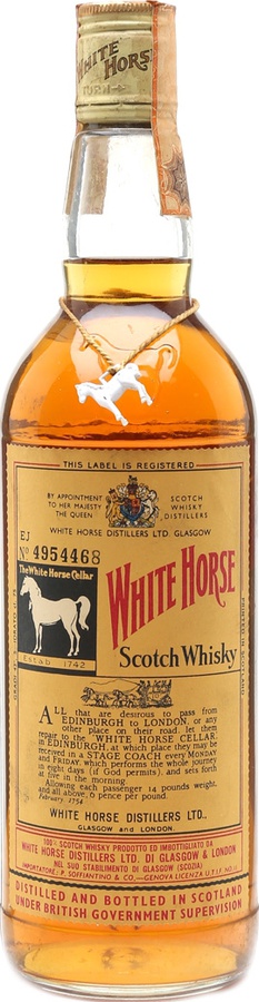 White Horse Scotch Whisky P.Soffiantino & Co. Genova 43.5% 750ml