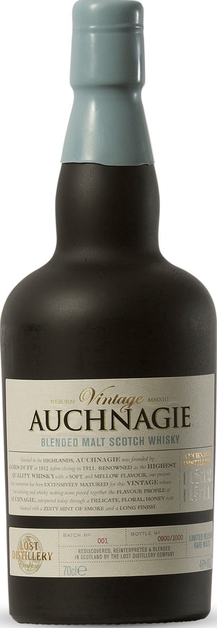 Auchnagie Vintage TLDC Vintage Collection Ex- Bourbon casks Batch 001 46% 700ml