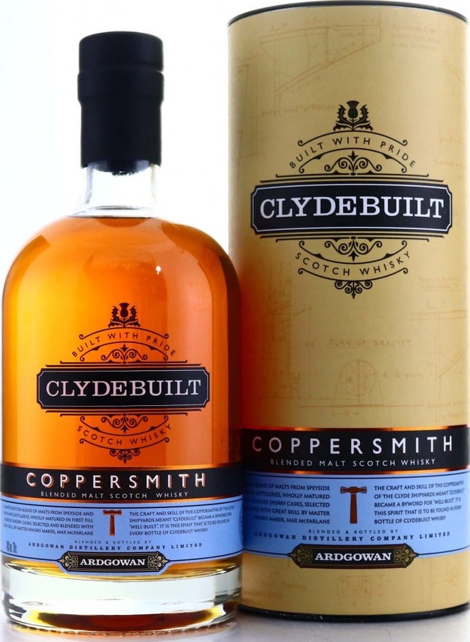 Clydebuilt Coppersmith ADC 1st Fill Oloroso Sherry Casks 48% 700ml