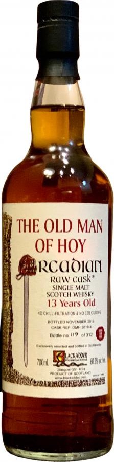The Old Man of Hoy 13yo BA Orcadian Raw Cask OMH 2019-4 60.3% 700ml