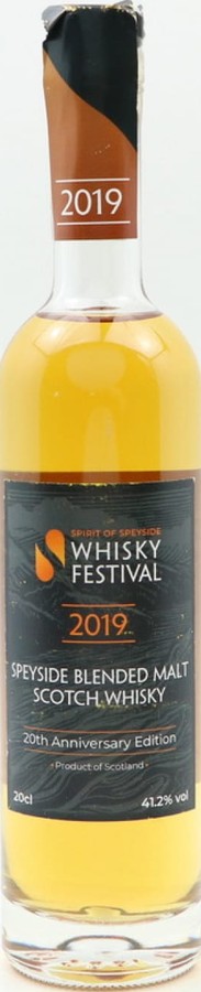 Spirit of Speyside Whisky Festival 20th Anniversary Edition Spirit of Speyside Whisky Festival 2019 41.2% 200ml