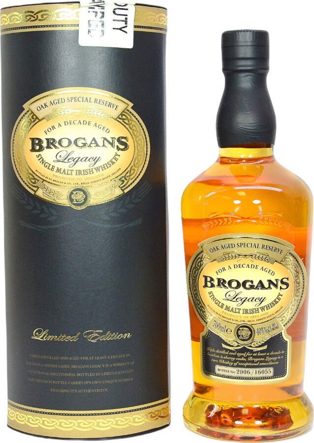 Brogans Legacy 10yo BrC Special Reserve 40% 700ml