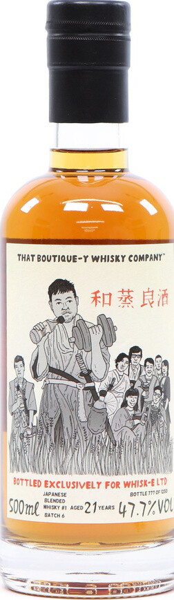 Japanese Blended Whisky #1 TBWC Batch 6 Whisk-e Ltd 47.7% 500ml