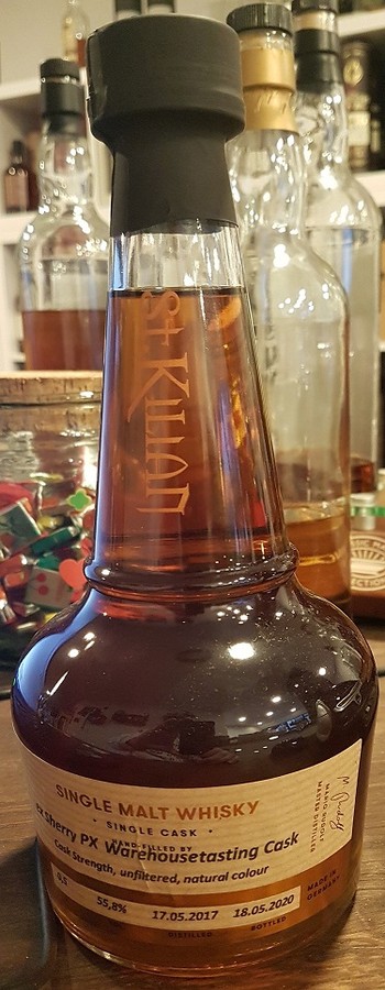 St. Kilian 2017 Warehousetasting Cask Sherry PX Hogshead #2433 55.8% 500ml