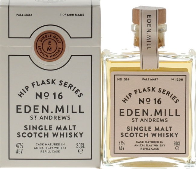 Eden Mill Hip Flask Series Nr. 16 Ex-Islay Whisky 47% 200ml