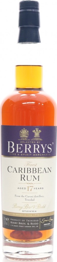 Berry Bros. & Rudd Caroni Carribean 17yo 57% 700ml