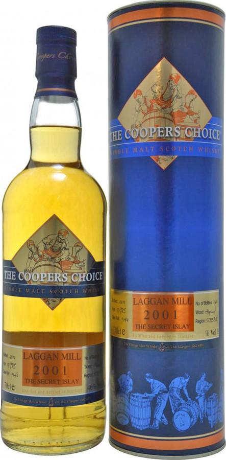 Laggan Mill 2001 VM The Cooper's Choice Sherry Butt #451 55% 700ml