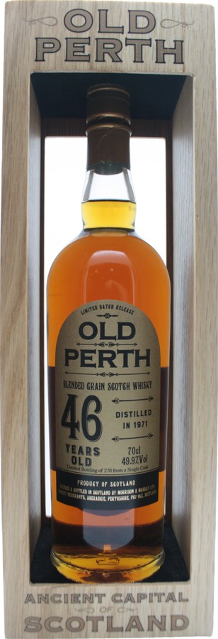 Old Perth 1971 MMcK Blended Grain Scotch Whisky Bourbon Barrel 49.9% 700ml