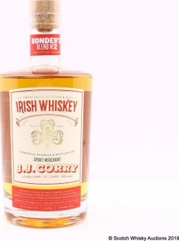 J.J. Corry Bonder's Blend #2 CGW Irish Whisky 48.5% 500ml